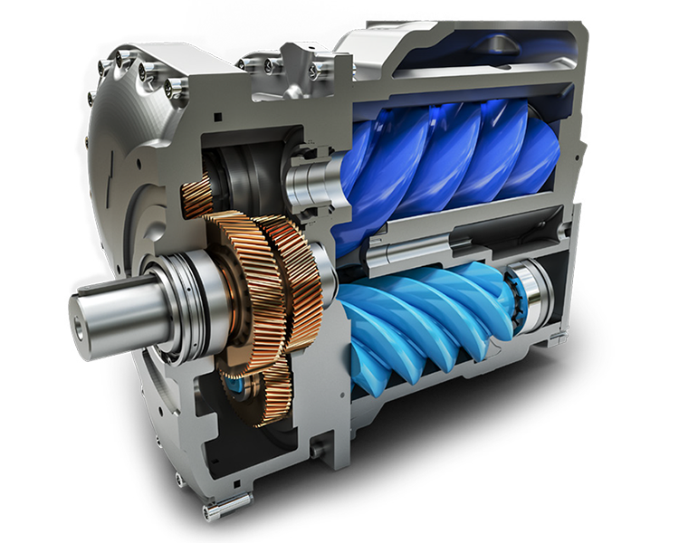 FourCore compressor airend image