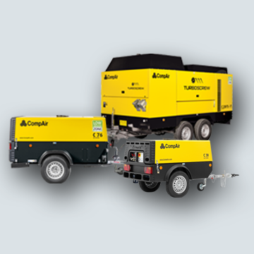 portable air compressors range